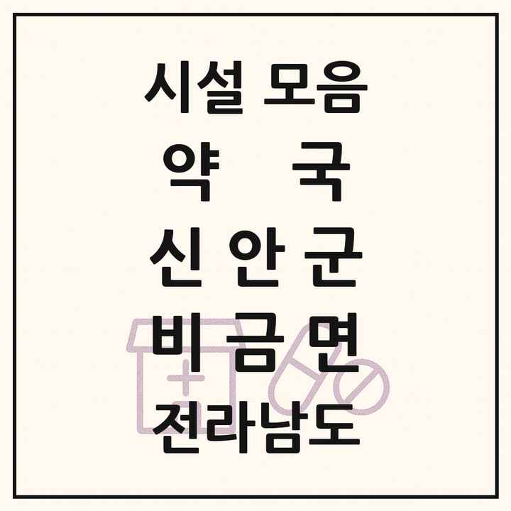 전라남도 신안군 비금면 약국 목록
